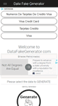 Mobile Screenshot of datafakegenerator.com